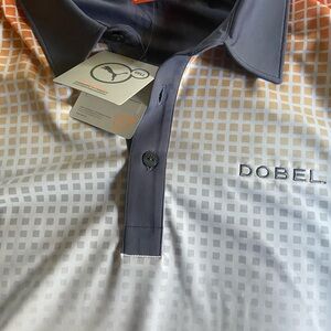 Puma Gray and White Golf Shirt with Textured Design, Dobel maestro tequila